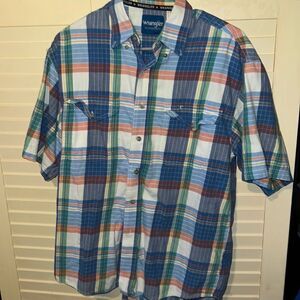 Wrangler Western wear button down shirt Size large